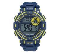 Miykon Reloj deportivo digital con cronógrafo de resina para mujer, Azul marino, 39mm