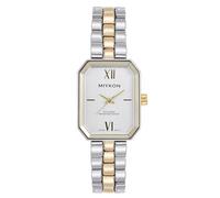 Miykon Relojes de pulsera para mujer - Reloj vintage de lujo octogonal cuadrado para mujer, reloj clásico delicado y lindo para muñecas pequeñas y delgadas, vidrio de corte único, pulido iónico
