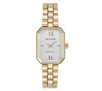 Miykon Relojes de pulsera para mujer - Reloj vintage de lujo octogonal cuadrado para mujer, reloj clásico delicado y lindo para muñecas pequeñas y delgadas, vidrio de corte único, pulido iónico