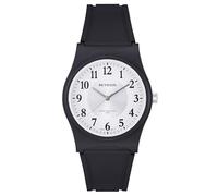 Miykon Relojes impermeables para hombre | Reloj analógico de fácil lectura casual negro | Resina ligera a prueba de golpes, manecillas luminosas y segundero, cuarzo japonés con batería de 4 años,