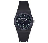 Miykon Relojes impermeables para hombre | Reloj analógico de fácil lectura casual negro | Resina ligera a prueba de golpes, manecillas luminosas y segundero, cuarzo japonés con batería de 4 años,