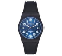 Miykon Relojes impermeables para hombre | Reloj analógico de fácil lectura casual negro | Resina ligera a prueba de golpes, manecillas luminosas y segundero, cuarzo japonés con batería de 4 años,