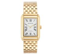 Miykon Relojes vintage para hombre | Reloj de vestir cuadrado para hombre con pulsera de acero inoxidable sólido pulido con iones | Cristal resistente a los arañazos, cuarzo japonés, resistente al