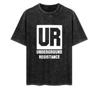 MIYOMI Underground Resistance Records Detroit Techno Ur EDM House Mens T-Shirt White Unisex Mens Tees XL