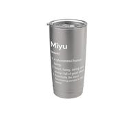 Miyu Definición de nombre Diccionario divertido Vaso térmico de acero inoxidable de doble pared