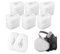 MIYUANGKJ 5N11CN - Filtros de inserción de partículas (3M, 60 unidades, filtro de partículas de algodón para 7501, 6200, 7502, 6800)