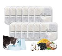 MIYUANGKJ Filtros para fuente para gatos, paquete de 12 filtros para fuente compatible con la fuente para animales Catit PIXI mantiene a tu gato en salud