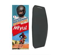 MIYUI JAPAN Protector de Casco de Motocicleta Universal película antivaho, UV400 polarizado Color Gris Visera Lente Inserto Resistente a la Niebla 9,7 cm x 25,5 cm