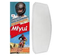 MIYUI JAPAN "SHIELD Universal Motorcycle Helmet Shield Anti-Fog Film, Clear Visor Lens Insert Fog Resistant 3.83" x 10.04"
