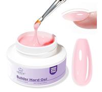 MIZHSE Gel de construcción para uñas de gel sin HEMA sin TPO, 30 g, gel constructor para uñas, gel duro, para casa, salón de uñas, diseño de uñas, rosa, 30 g