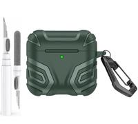 Mizi [Patente de diseño] Funda resistente para Air Pods de 4ª generación/Air Pods 4 con cancelación activa de ruido (ANC) (2024) con kit de limpieza, diseño de protección dura a prueba de golpes de