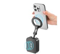 Mizi Soporte magnético 3 en 1 para teléfono [20 x N52] Strong Magnets, Portable Mount for Golf Cars, Garaje, Gym, Travel, Kitchen, Office, Outdoor Car - Negro