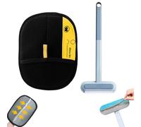 Mizijia 1 Piezas Guante Removedor Pelo Mascotas+ Removedor de Pelo de Mascotas, Manopla Quita Pelos Mascota, Guante Quita Pelo Gato, Guante Quitapelos Mascotas, Pets Double Sided Grooming Glove