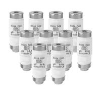 mizikuu 10 PCS Fusible Neozed, 35A 400VAC Fusible Ceramico D02 Eslabón Fusible Para proteger circuitos y sistemas eléctricos