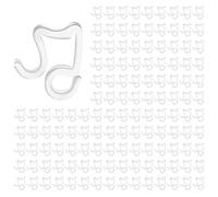 mizikuu 120 Piezas Pinzas Para Luces Navideñas,Ganchos Decorativos de Plástico Para Fijar Luces, Pinzas Para Canalones de Tejados,Aptas Para Luces LED,Miniluces y Guirnaldas Decorativas Festivas.