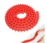 mizikuu 2 m Regla Curva para Fresadora,Cadena Dentada Fijación Multipunto Fresado de Molduras Perfiladas,Plantilla Curva Flexible Se Puede Utilizar para Puertas,Ventanas y Muebles