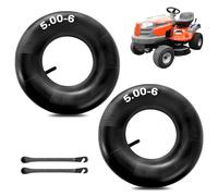 mizikuu 2 Piezas 13x5.00-6 Cámaras de Aire, Tubos Internos de Reemplazo con válvula Recta TR13 Cámaras de Aire Ruedas Pequeñas para Césped Jardín Equipo, Carretillas, Cortadoras de Césped, ATV