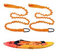mizikuu 2 Piezas Cuerda de Remo para Kayak, 1.5 m Cuerda de Seguridad Cuerda Elástica Kayak Correa de Paleta Accesorios para Barcos, Kayak, Moto de Agua, Pontones, Canoas
