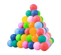 mizikuu 30 Piezas Pelotas de Ping Pong de Colores, 40 mm Pelotas de Tenis Mesa DIY Ping Pong Balls Pelotas de Entrenamiento para Beer Pong Juegos de Fiesta Manualidades