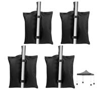 mizikuu 4 Piezas Pesos para Carpas, Grado Industrial Bolsa de Pesos Bolsas Pesadas de Arena para Pop-up Canopy Carpa Pies Cargados Sacos de Arena para Sombrilla