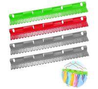 mizikuu 4 Piezas Tendedero Calcetines, Colgador para Prendas Pequeñas Perchas Ropa Pinzas de Plástico Secadores para Suministros de Laundry Lencería Panty Corbatas Toallas Guantes