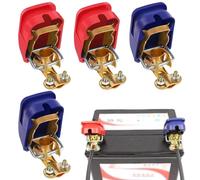 mizikuu 4PCS Liberación Rápida Bornes de Batería, 12V Terminales de Batería Abrazaderas de Terminal de Desconexión Coche Conector de Bateria para Camion Barco
