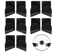 mizikuu 6 Pares Soporte para Tapas de Ollas, Rejilla para Tapas de Ollas de Pared Organizador Autoadhesivo para Montaje en Pared Colgante de Tapas de Ollas para Cocina