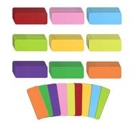 mizikuu 72 Piezas Etiquetas Magnéticas, 30x80 mm Cintas Magnéticas Reescribibles Imanes para Pizarra Magnética Carteles Magnéticos Borrables para Pizarras Blancas, Neveras, Tableros mag