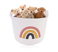 mizikuu Cesta de almacenamiento, Bolsa Organizadora Plegable Cestas Pequeñas con asas de transporte cesta de tela Caja Para Dormitorio, Baño, Cocina, Armario, Juguetes, Maquillaje