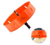 mizikuu Coronas Perforadoras 140 mm, Sierra De Corona de M42 HSS Bi-Metal Broca para Agujeros Redondos Para Agujeros Redondos Para Perforar Agujeros En Chapa Fina, Madera, Plásticos, Cartón Yeso