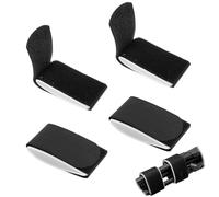 mizikuu Correas de Esquí, 4 Piezas Ski Straps Ajustable, Bandas de Fijación de Esquí, Accesorios Snowboard para Esquís, Bastones y Equipos de Esquí para Facilitar Transporte, Viaje y Almacenamiento