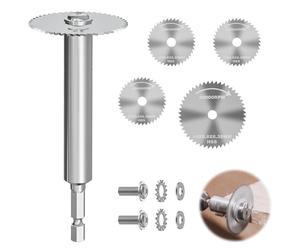 mizikuu Cortador de Tubos Interiores, Cortador de Tubos de Plástico Interno 4PCS Hojas de Sierra Circulares de Acero de Alta Velocidad (32 mm x 3, 44mmx1) Cortador Interior de PlomeríA