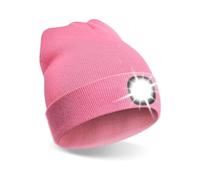 mizikuu Gorro Luz LED, LED Luminoso Gorro Sombrero Gorro de Punto con Luz Recargable Invierno Cálido Regalos para Hombres Mujeres Caminar de Noche Acampar Andar en Bicicleta