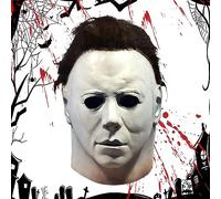 mizikuu Máscara Michael Myers, Máscara de Halloween de Látex Máscara de Cabeza Completa Cosplay Disfraz Máscara de Película de Terror Killer Adultos para Carnaval, Halloween, Fiestas De Disfraces