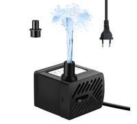 mizikuu Mini Bomba de Agua, 3W Bomba Sumergible 300L/H, Ultra Silenciosa Con Cable De Alimentación De 1 m Ajustable Bomba De Agua Pequeña Para Acuario, Peceras, Estanques, Pozos, Jardines