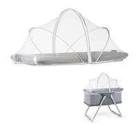 Mizikuu Mosquitera para Cuna de Bebé, Protección Universal contra Insectos 55x100cm Mosquitero para Cunas de Bebés con Cremallera, Mosquitera Duradera para Cunas Infantiles, Carrito o Parque Infantil