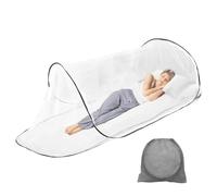 mizikuu Mosquitera Plegable, Mosquitera Pop up 200 x 80 x 60 cm Tamaño Ajustable Protección 360° Mosquitera Portatil Emergente de Mosquiter para Viajes, Camping, Familia, Estudiantes