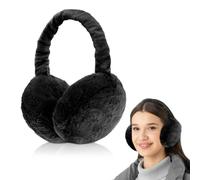 mizikuu Orejeras de Invierno, Earmuffs de Felpa Térmicas Ajustable Orejeras Frio clásicas unisex orejeras extraíbles accesorios de invierno para Unisex Peluche Actividades Deportes Aire Libre negro