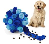 mizikuu Pelota de olfateo para Perros, Bola de Rapé Perros Seguro y Duradero Alfombra de Olfateo Portátil Juguete Interactivo Estera de Alimentación Lenta para Mascotas Pequeñas y Medianas