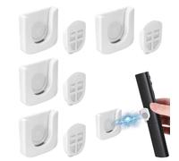mizikuu Soporte de Control Remoto Magnético, 4 Piezas fuerte Soporte Magnético Para Mando a Distancia, Soportes De Montaje En Pared Sin Agujeros De Perforación, Para Hogar, Lugar De Trabajo y Escuela