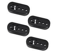 mizikuu Soporte de Escape, 4 Piezas Escape Suspensión coche de Goma universal Soporte para coche adecuado Colgadores de Tubos de Escape para todos los vehículos, 2 agujeros de 12 mm