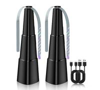 mizikuu Ventilador Repelente de Moscas, 2 Piezas Ventilador Repelente de Mosquitos Dispositivos Anti Insectos para Interiores al Aire Librerestaurantes Evitar Moscas Contacto Alimentos