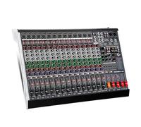 MIZISNR Mezclador de audio profesional de 16 canales con 99 efectos DSP, consola mezcladora de DJ digital de ecualización de 7 bandas con USB Bluetooth MP3 para grabación, encendido independiente de