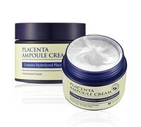 [Mizon] Crema hidratante facial con extracto de placenta (50ml) líneas finas, arrugas, producción de colágeno, elasticidad de la piel, firmeza, fórmula suave (Placenta Ampoule Cream)