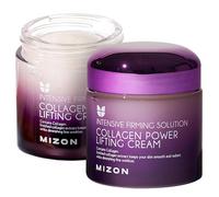[Mizon] Crema Power Lifting de Colágeno (75ml) Hidratante Intensivo con 75% de Extracto de Colágeno Marino, Cosmético Coreano (Collagen Power Lifting Cream)