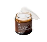 [Mizon] Crema Reparadora con Baba de Caracol (75g) humectante facial con extracto de mucina de caracol, crema de recuperación, cosmético coreano todo en uno, cuidado de arrugas y manchas