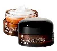 [Mizon] Crema Reparadora para los ojos con extracto de baba de caracoles (25ml) Tratamiento de ojeras, arrugas y patas de gallo, antienvejecimiento, hidratante (Snail repair eye cream)