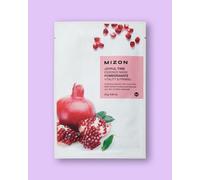 Mizon Mascarilla facial de tela iluminadora, con extracto de granada Joyful Time Essence Mask Pomegranate - 23 g / 1 ud