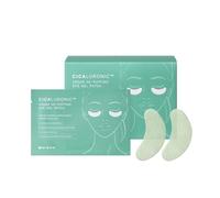 MIZON Parche vegano en gel de Cicalurónico para los ojos (21 pares) Antiinflamatorio con oro 24K y Cica, reduce la hinchazón, las ojeras y las arrugas (Cicaluronic Vegan De-puffing Eye Gel Patch)