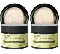 Mizon Peptide Ampoule Cream 50 ml - Crema hidratante con péptidos (Paquete de 2)